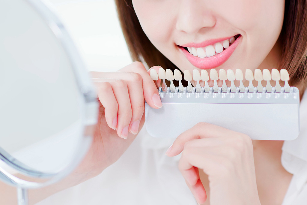 白く輝く美しい歯に